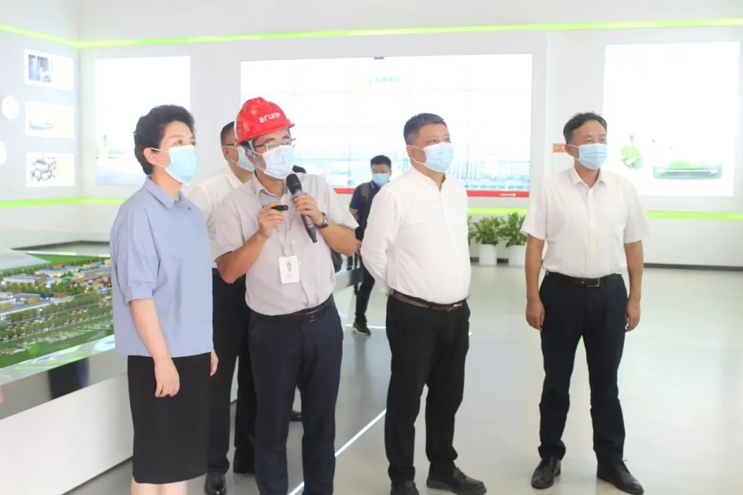 湖南省政协党组副书记、副主席乌兰莅临湖南邦普调研